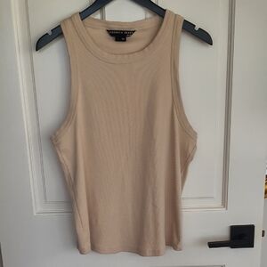 Veronica Beard Tan Beige Tank Top, Size L